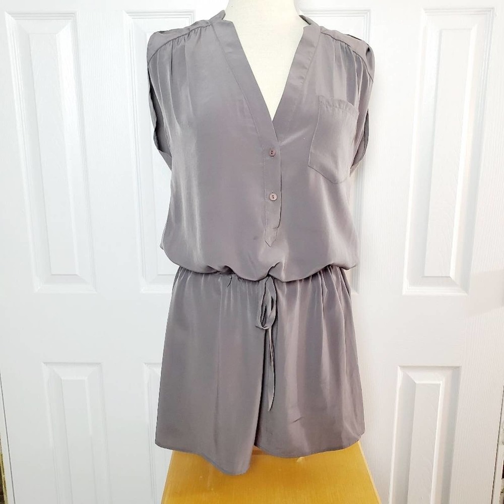 ZOA Drawstring Drop Waist Dress
